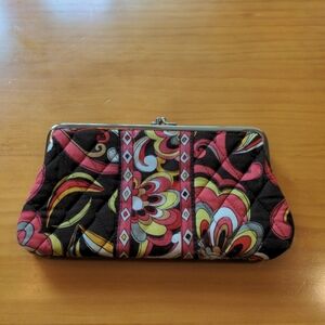 Vera Bradley Floral Quilted Clutch